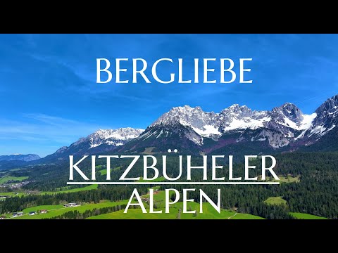 Die Kitzbüheler Alpen - Eine der schönsten Gebirgsgruppen im schönen Österreich von Oben - 4K