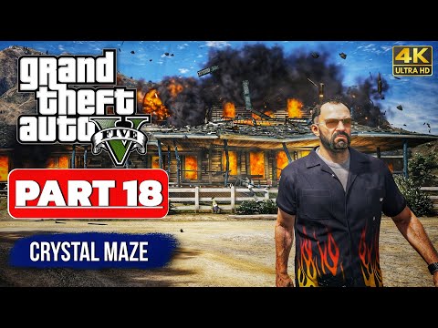Grand Theft Auto V — Crystal Maze Mission Part 18 4K 60FPS No Commentary