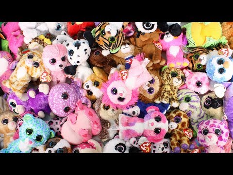 Giant Beanie Boo Mystery Box Unboxing Toy Review TY Beanie Boos Plush