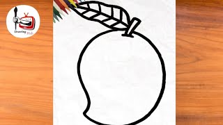How to Draw a Mango (Step by Step)