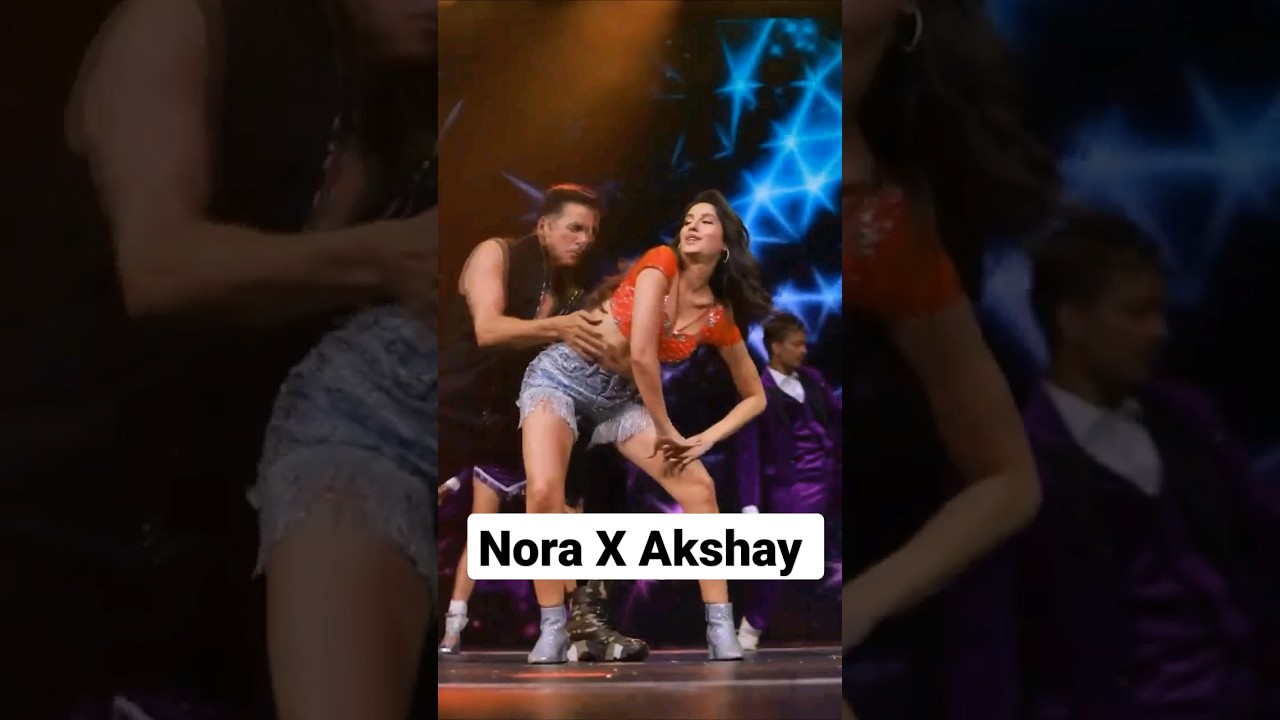 Nora Fatehi X Akshay Kumar Dance at iifa 2023 #shorts