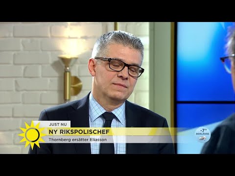 Nye rikspolischefen: "Det är klart att det svindlar" - Nyhetsmorgon (TV4)