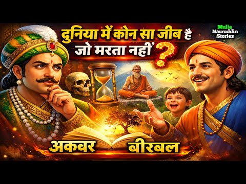 ऐसा कौन सा जीव है जो मरता नहीं | अकबर बीरबल कि कहानी | Akbar Birbal ki kahani | Akbar Birbal Stories