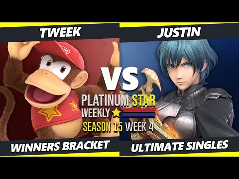 PSW S15:W4 - Tweek (Diddy Kong) Vs. Justin (Byleth) SSBU Ultimate Tournament