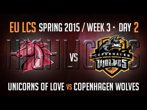 Unicorns of Love vs Copenhagen Wolves (Highlights) S5 EU LCS Week 3 Day 2 Game 4 UOL vs CW W3D2G4