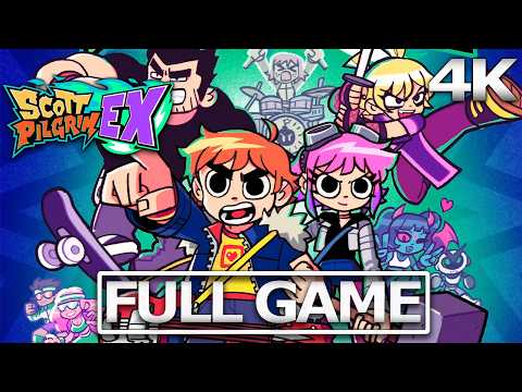 SCOTT PILGRIM EX Full Gameplay Walkthrough / No Commentary【FULL GAME】4K 60FPS Ultra HD