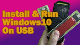 Install and Run Windows 10, Windows 11 From A VHDX File On A USB Drive