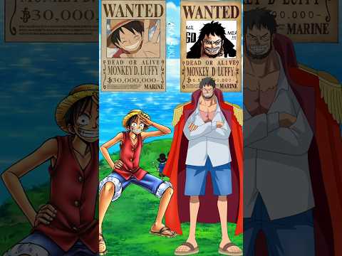 STRAW HAT PIRATES| YOUNG 🆚OLD || #anime #shorts #trending #onepiece