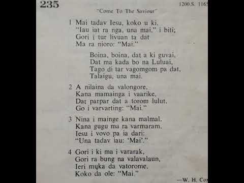 Tanaka Male Choir - Kuanua Hymn 235