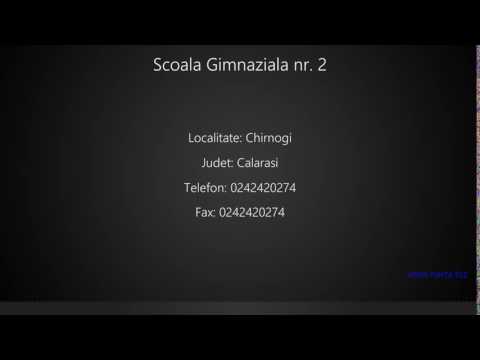 Scoala Gimnaziala nr. 2 Chirnogi