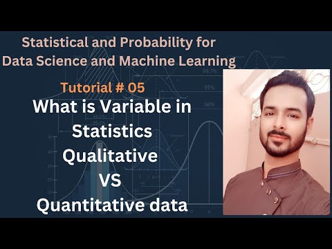Tutorial 05 What is Variable in Statistics | Qualitative vs Quantitative data in Statistics