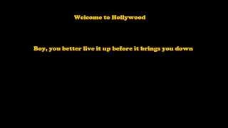 Welcome to Hollywood by Mitchel Musso lyrics