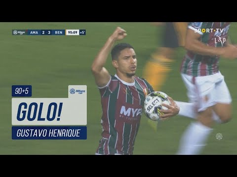 Goal | Golo Gustavo Henrique: Estrela Amadora (2)-3 Benfica (Taça da Liga 22/23 - Fase 3 - Jornada 1
