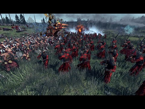 vampire wars attack on Altdorf- vampire counts vs the empire warhammer 2 cinematic battle