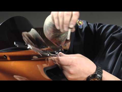 Install Windshield Trim On Harley Touring Models by J&P Cycles