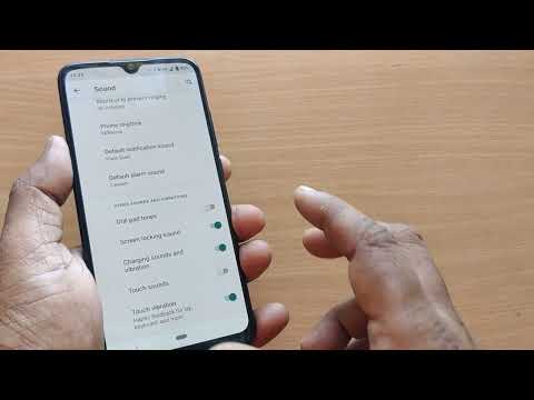how to turn off touch sound on Android phone