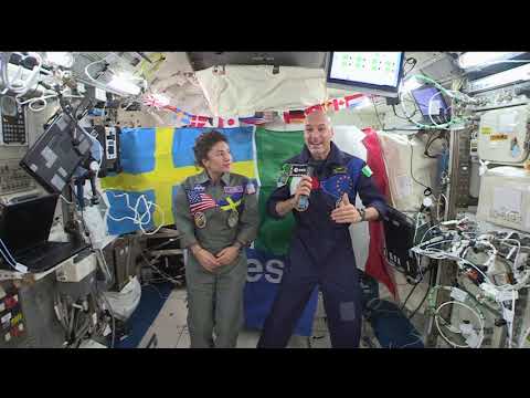 Exp 61 Astronauts speak with Nobel Prize Winners - December 6, 2019