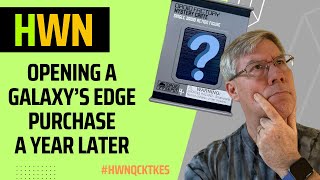 Opening a Galaxy's Edge Purchase a Year Later