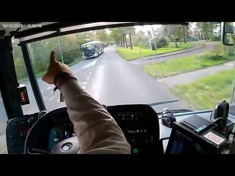 (Buschauffeur OV)  POV Lijn 3 deel 2🚌, Ongeduldige automobilist.🚗