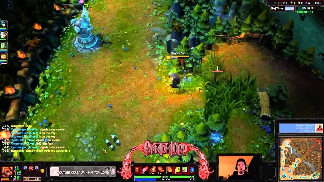 Liên Minh Huyền Thoại: PhantomL0rd sợ cả 1 con minion =))))