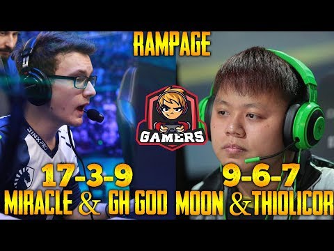 Dota 2 - Miracle & Gh God Vs Moon & Thiolicor