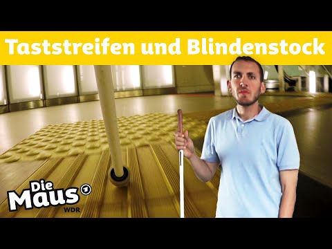 Wie orientieren sich blinde und sehbehinderte Menschen? | DieMaus | WDR