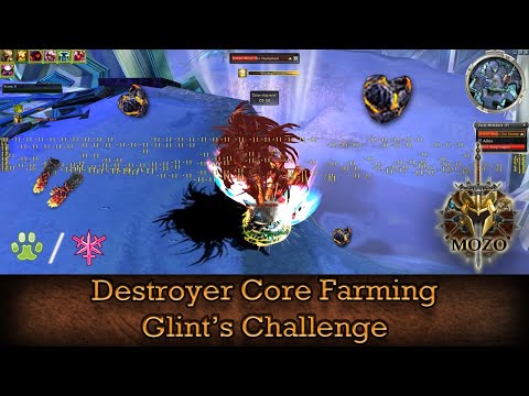 Destroyer Core Farming, Glint's Challenge - Guild Wars Ranger Farm R/A, HM