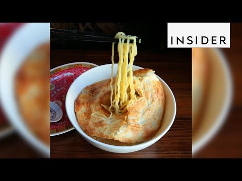 A Brooklyn restaurant sells chicken pot pie ramen