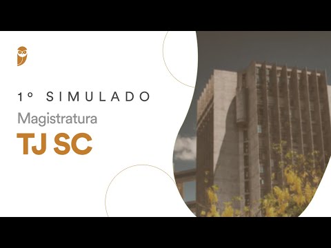 1° Simulado Magistratura TJ SC - Correção