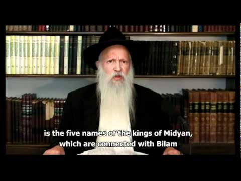 Parshat Matot 5771 ● The 5 kings of Midyan ● Rabbi Yitzchak Ginsburgh