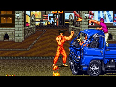 Burning Fight Longplay (Neo Geo) [QHD]