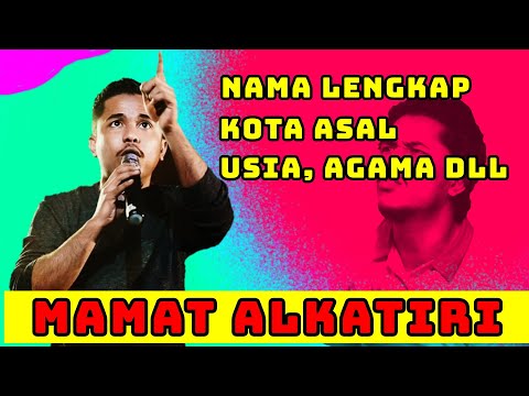 PROFIL LENGKAP MAMAT ALKATIRI -STAND UP KOMEDIAN
