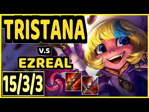 DREAM (TRISTANA) vs EZREAL - 15/3/3 KDA BOTTOM ADC GAMEPLAY - OC Ranked GRANDMASTER