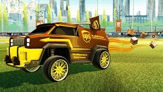 PLAYING AS "UPS" IN ROCKET LEAGUE
