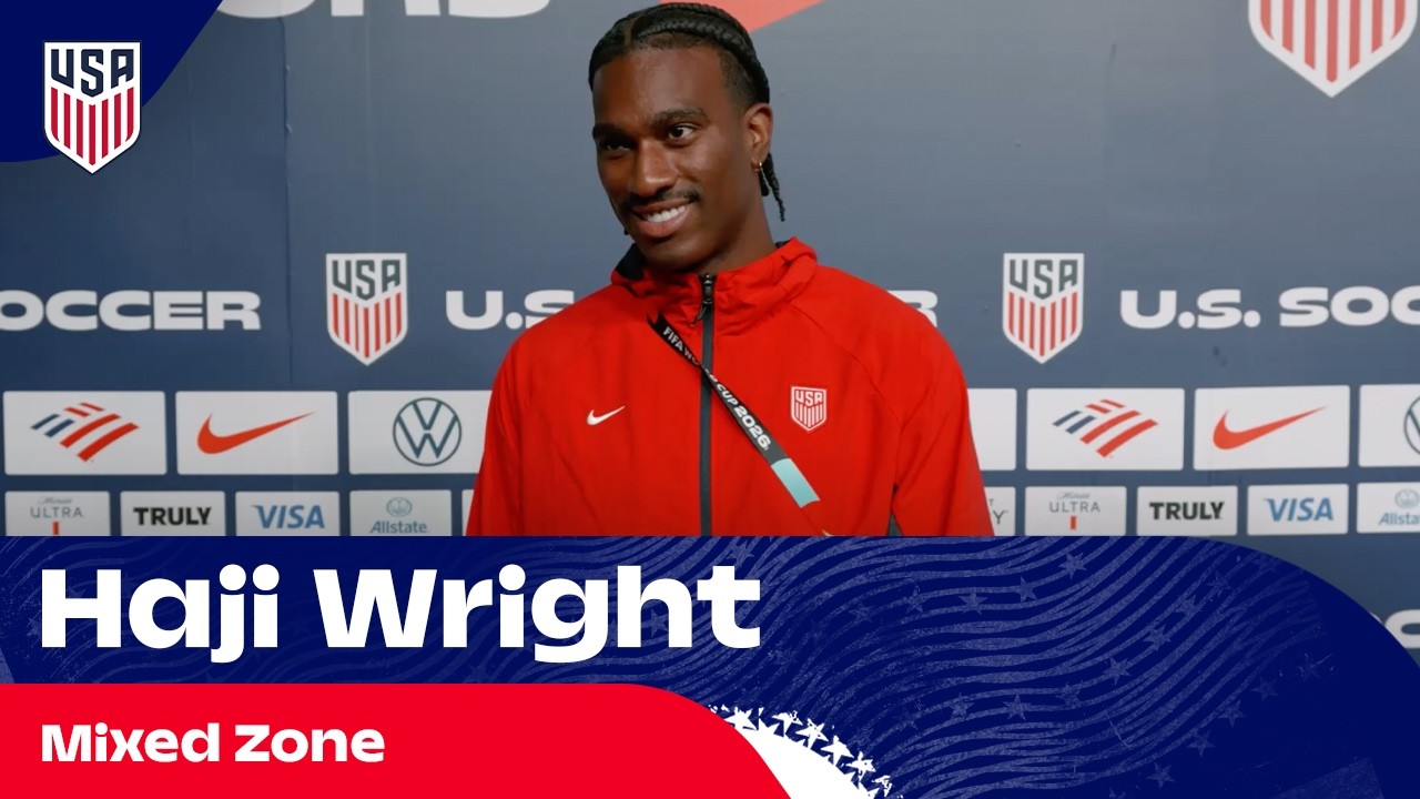Haji Wright | Mixed Zone | 2026 FIFA World Cup