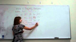 Frequency Distribution, finding the class width