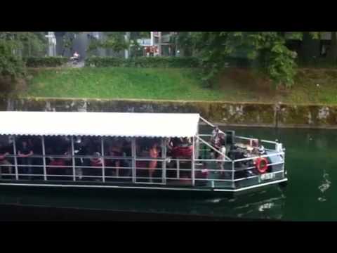 Party boat in Ljubljana