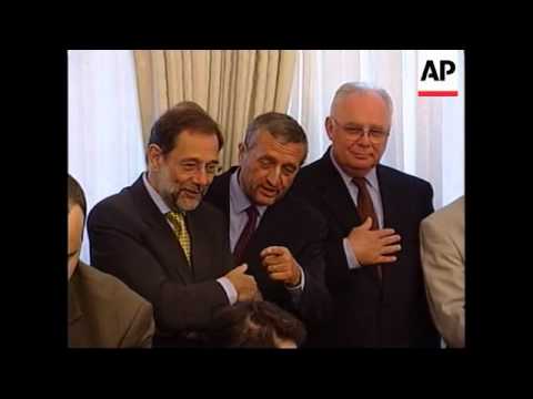 Signing of peace agreement