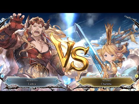 Granblue Fantasy Versus Gameplay: Ladiva vs Charlotta