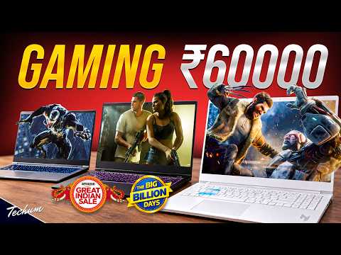 Top 6 Gaming Laptops under 60000 [RTX 3050] to Buy in BBD SALE & Amazon Great Indian Festival Sale