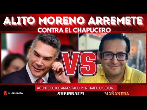 #AlitoMoreno arremete contra #ElChapucero. Agente de #ICE arrestado por tráfico s3xu4l infantil.