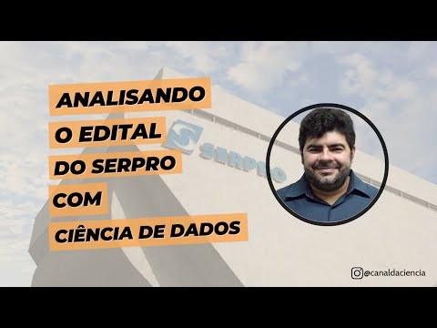 Analisando o Edital do Serpro e questões da Cespe/Cebraspe usando Ciência de Dados