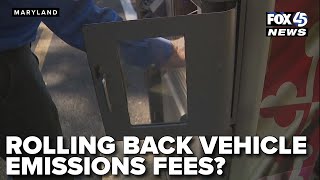 Maryland lawmaker plans to introduce legislation to roll back vehicle emissions fees