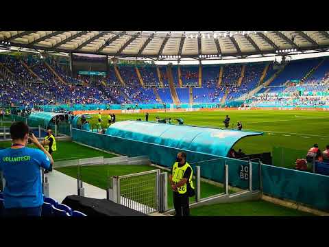 #EURO2020 Italy 🇮🇹 - 🏴󠁧󠁢󠁷󠁬󠁳󠁿 Wales 1-0 (Stadio Olimpico - Rome 20/06/2021) - National Anthems