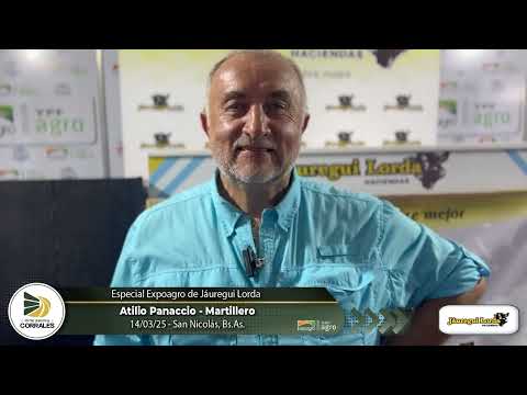 14-03-25 - Atilio Panaccio - Martillero - Remate de Jáuregui Lorda en Expoagro - San Nicolás, Bs.As.