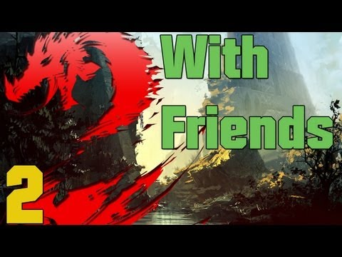 Guild Wars 2 - Centaur Water Buckets In Empty Zones // With Friends Part 2