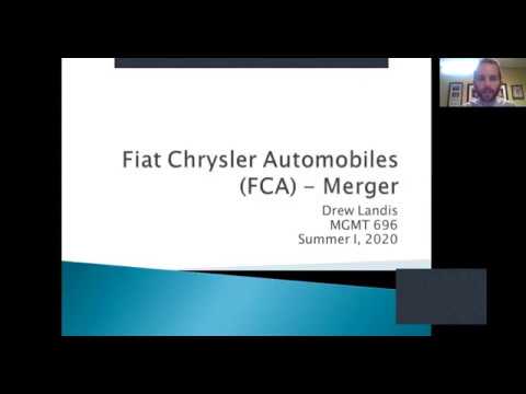 FCA Merger, MGMT 696, Drew Landis