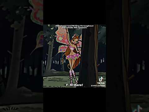 Why does the Winx always have to flirt😭 #flora #edit #flirting #to #gantlos#winxclub #believix