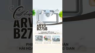 CHẬU RỬA BÁT 1 HỐ NOBINOX ARVO B275 video 1