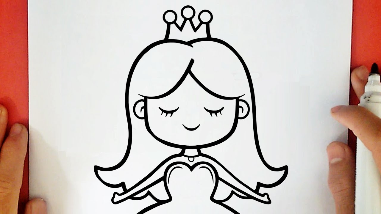 COMO DESENHAR UMA PRINCESA